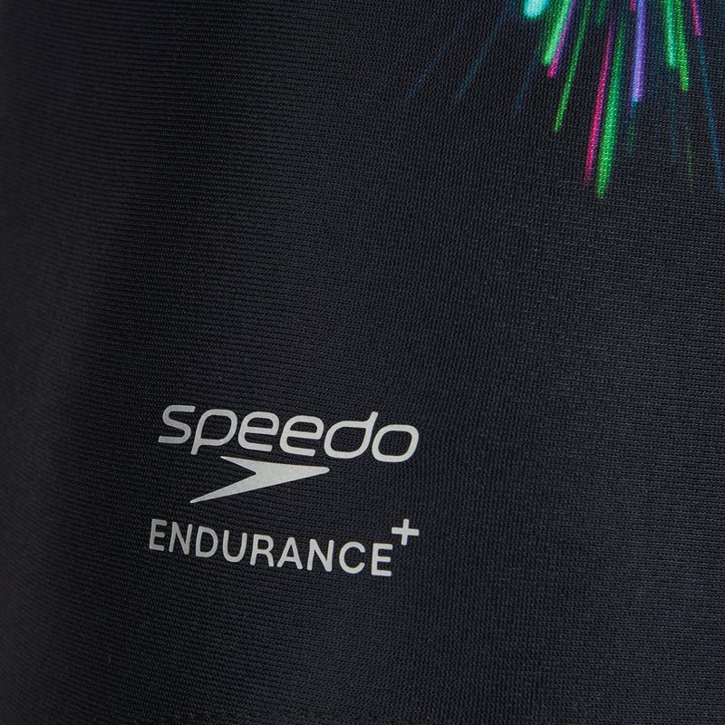 Női egyrészes fürdőruha Speedo FL Placement Printed Powerback firework burst/black 3