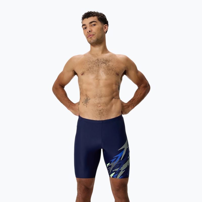 Férfi fürdőjammerek Speedo Medley Logo Jammer peacoat/deep sapphire 5