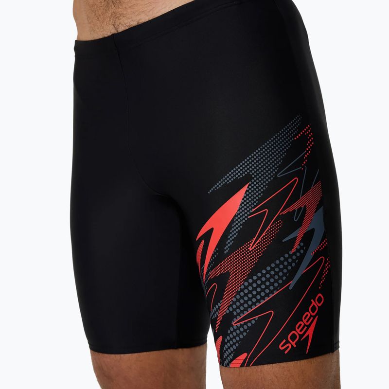 Férfi fürdőjammerek Speedo Medley Logo Jammer anthracite/hrr 5