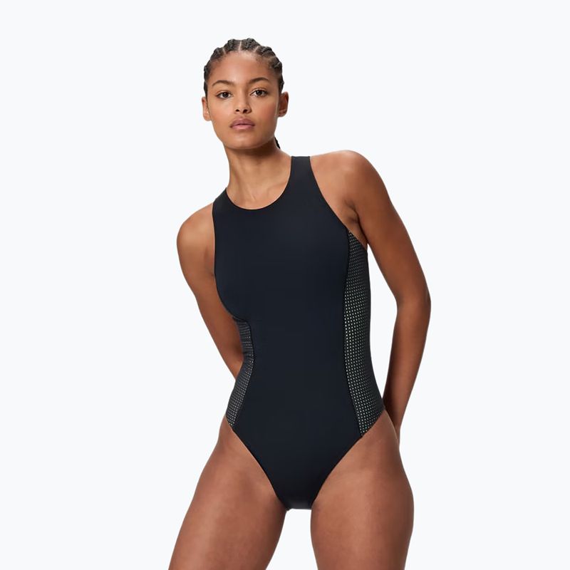 Női egyrészes fürdőruha Speedo Scuba Flex Hydrasuit black/pale clover