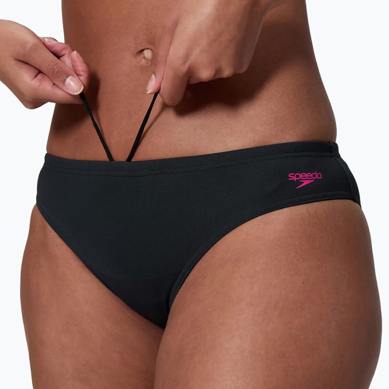 Női kétrészes fürdőruha Speedo Hyperboom Butterfly Back anthracite/margarita pink 5
