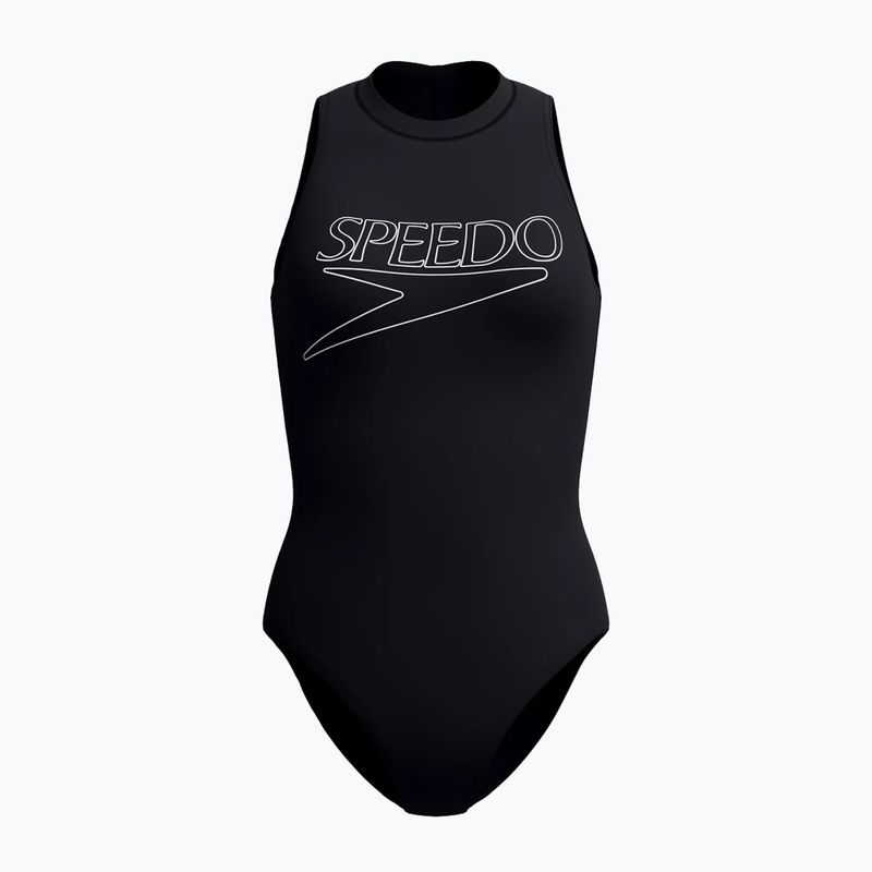 Női egyrészes fürdőruha Speedo Endurance+ Logo Hydrasuit anthracite 3