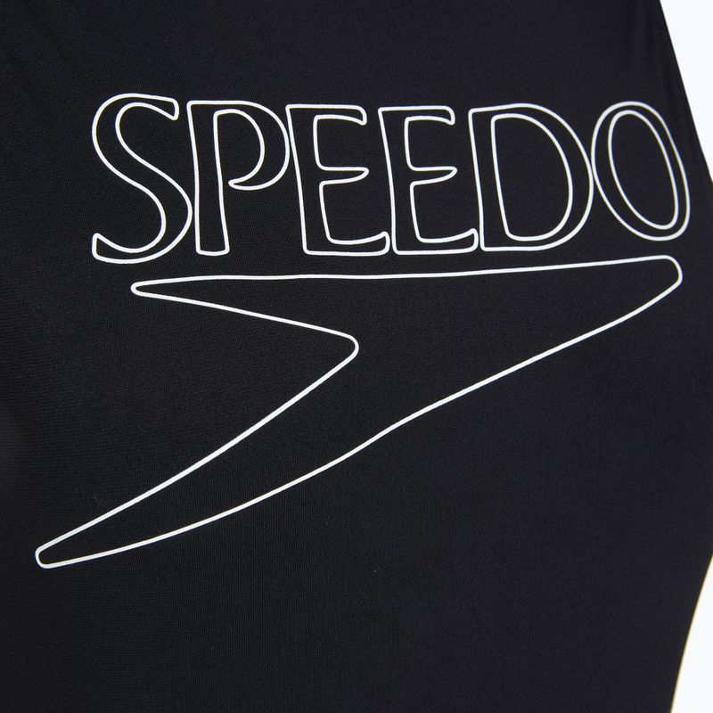 Női egyrészes fürdőruha Speedo Endurance+ Logo Hydrasuit anthracite 5