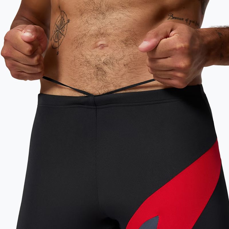 Férfi úszójamerek Speedo Hyperboom anthracite/high risk red 4