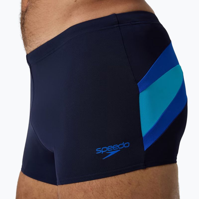 Férfi úszóboxer Speedo Hyperboom Aquashort peacoat/deep sapphire 5