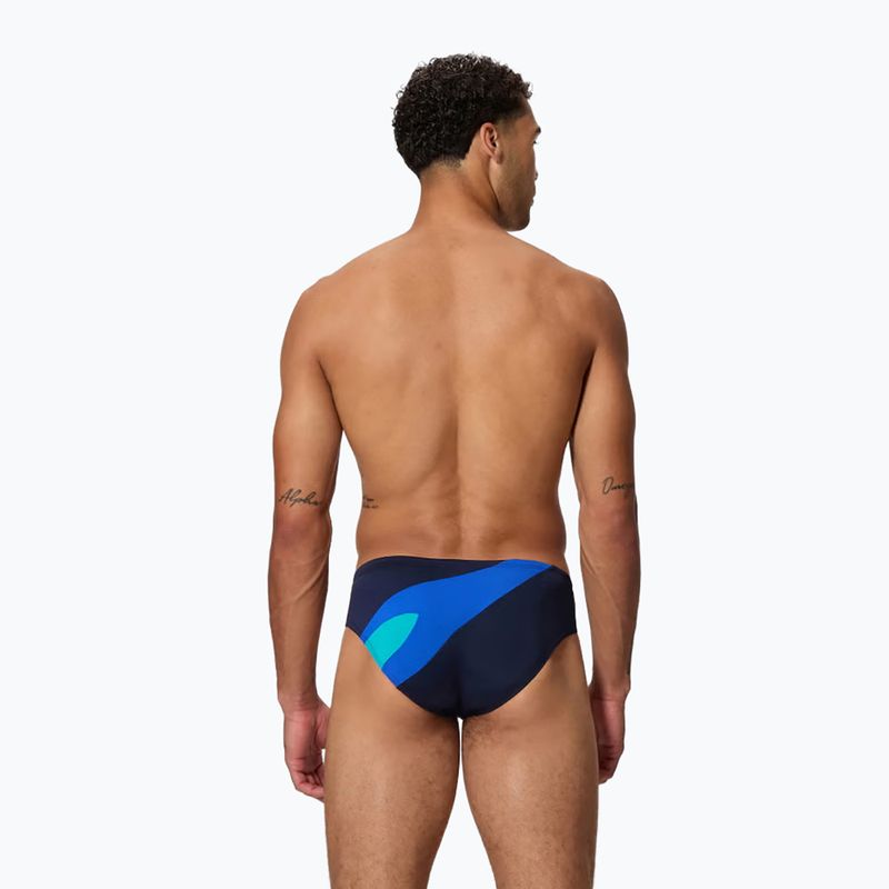 Férfi úszóslip Speedo Hyperboom Brief peacoat/deep sapphire 2