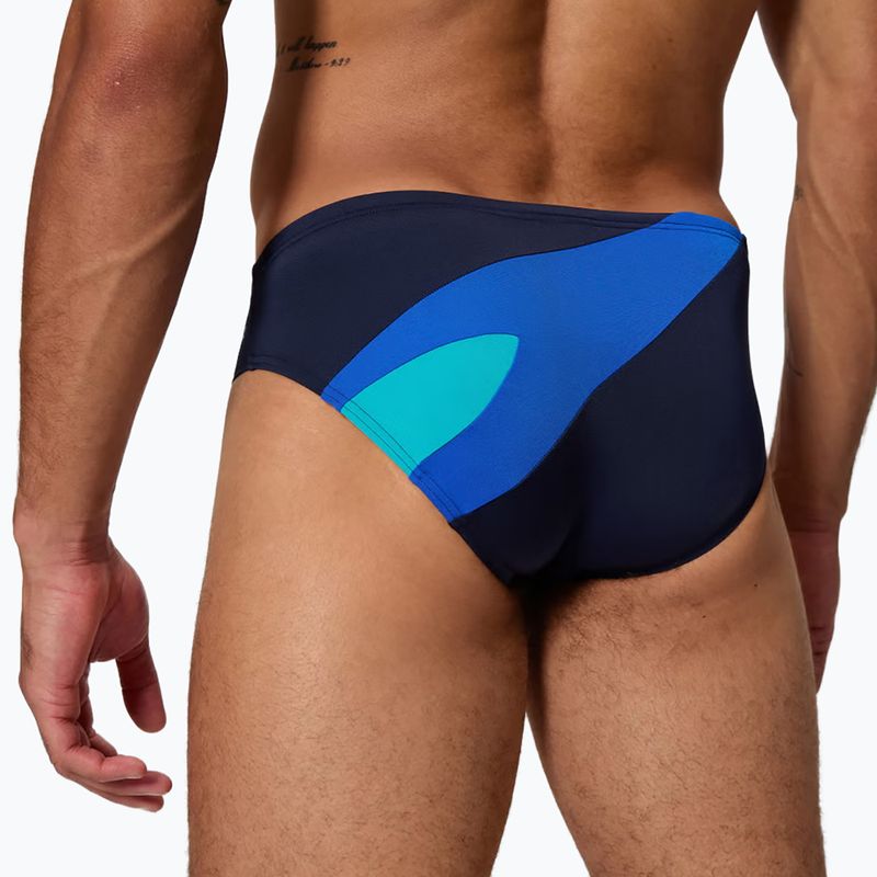 Férfi úszóslip Speedo Hyperboom Brief peacoat/deep sapphire 5