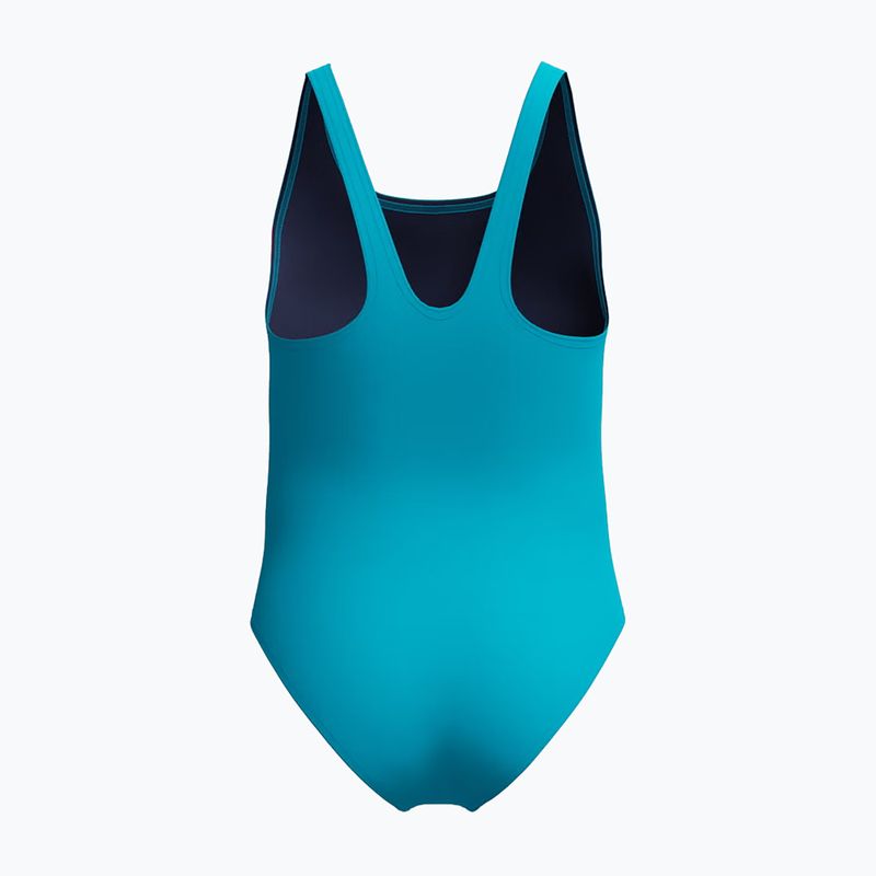 Gyerek egyrészes úszóruha Speedo Hyperboom Butterfly Back mayan blue/margarita pink 2