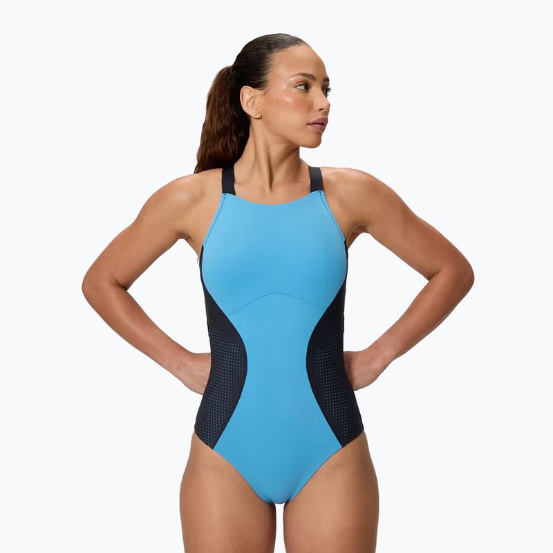 Női egyrészes fürdőruha Speedo Sculpture High Neck Contour