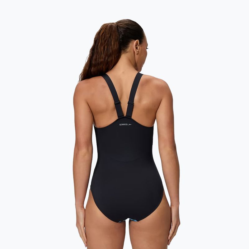 Női egyrészes fürdőruha Speedo Sculpture High Neck Contour 2