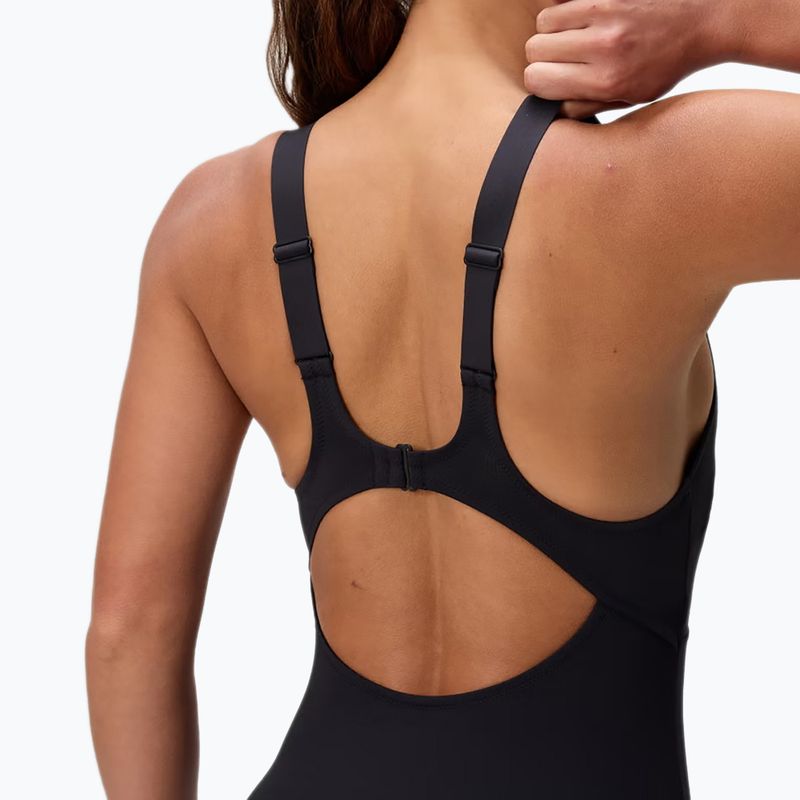 Női egyrészes fürdőruha Speedo Sculpture Butterfly Back anthracite 4