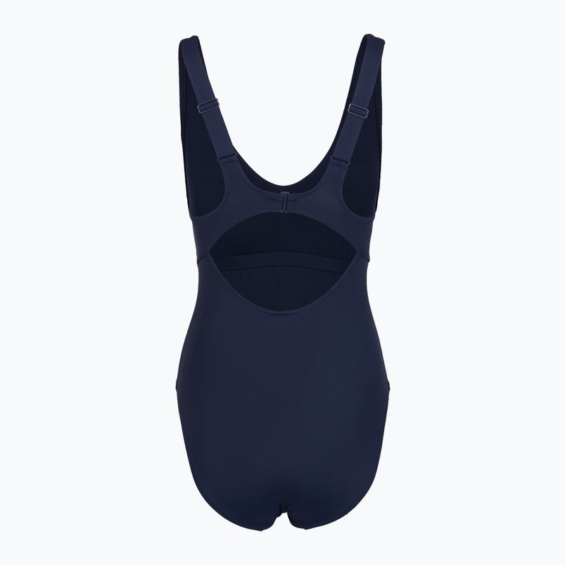 Női egyrészes fürdőruha Speedo Sculpture Butterfly Back peacoat 2