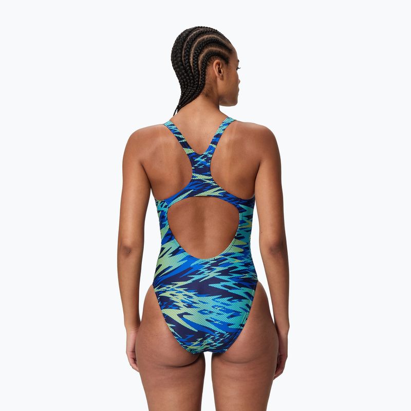 Női egyrészes fürdőruha Speedo Hyperboom Print Medalist peacoat 2
