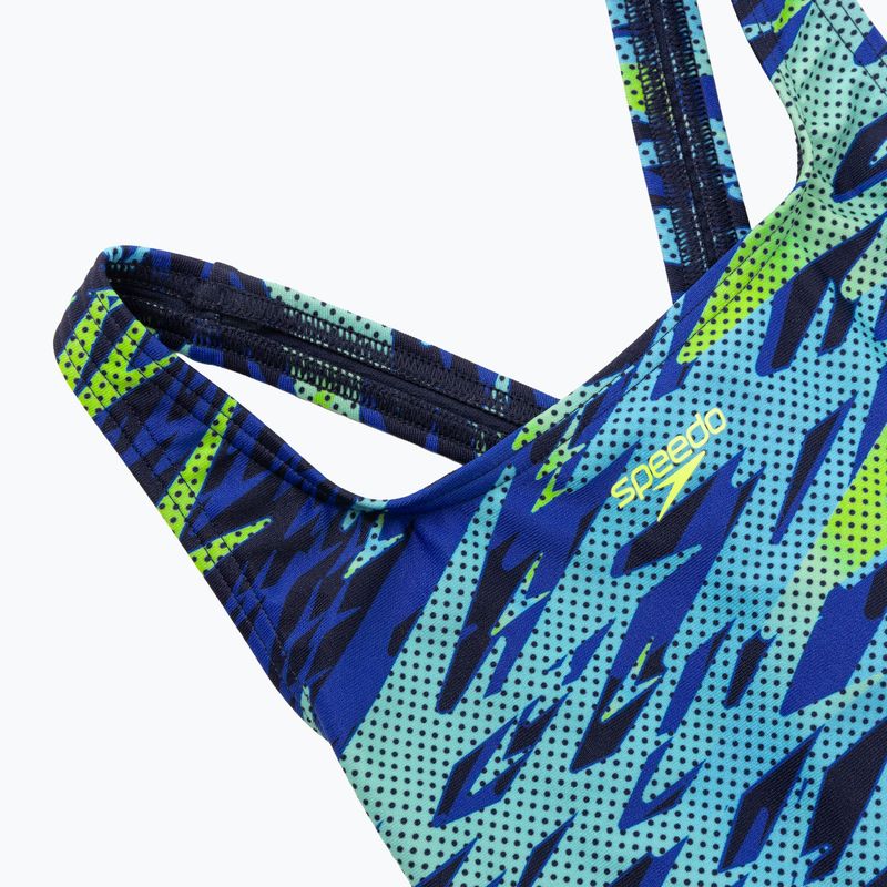 Női egyrészes fürdőruha Speedo Hyperboom Print Medalist peacoat 8