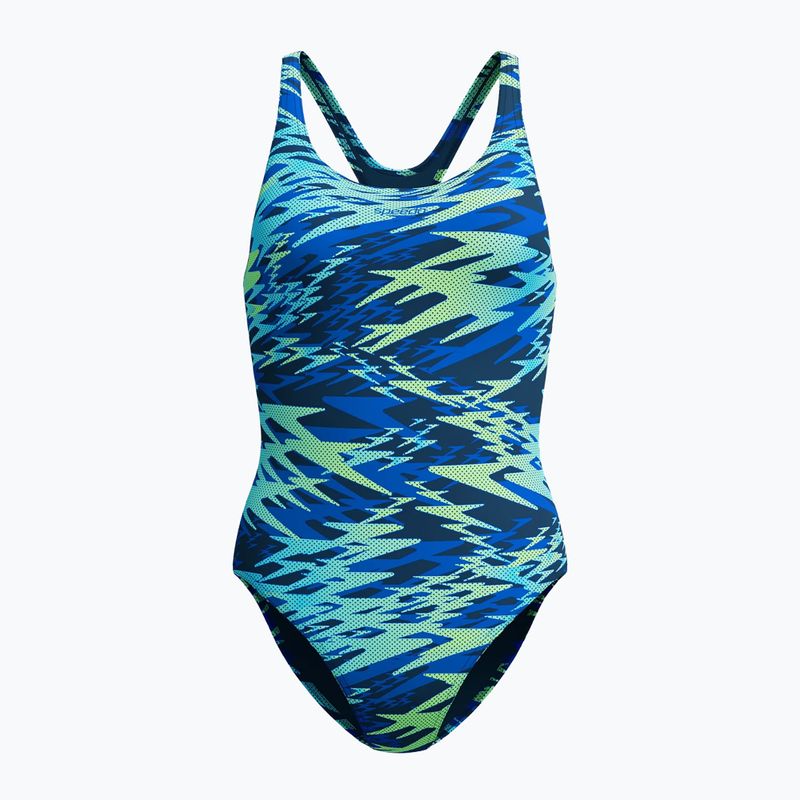 Női egyrészes fürdőruha Speedo Hyperboom Print Medalist peacoat 6