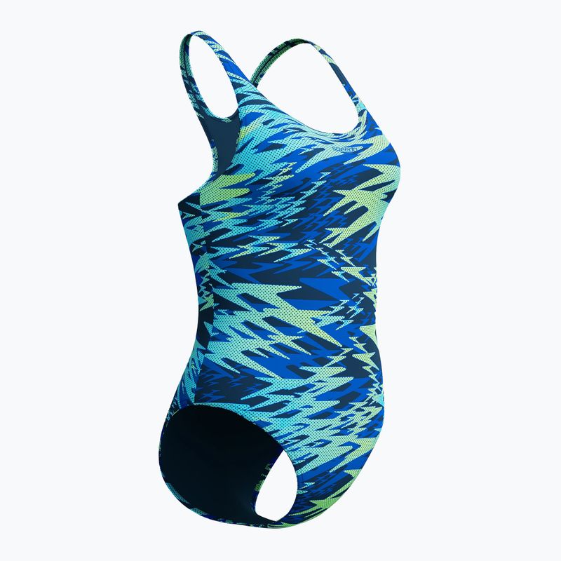 Női egyrészes fürdőruha Speedo Hyperboom Print Medalist peacoat 7