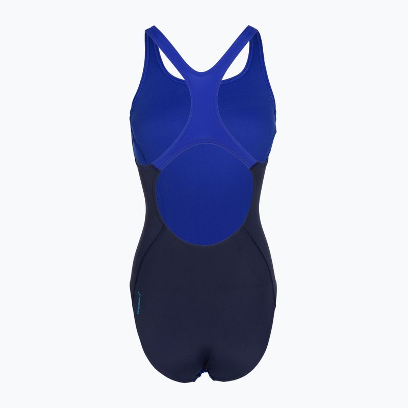 Női egyrészes fürdőruha Speedo Solid Splice Medalist sapphire/peacoat 2