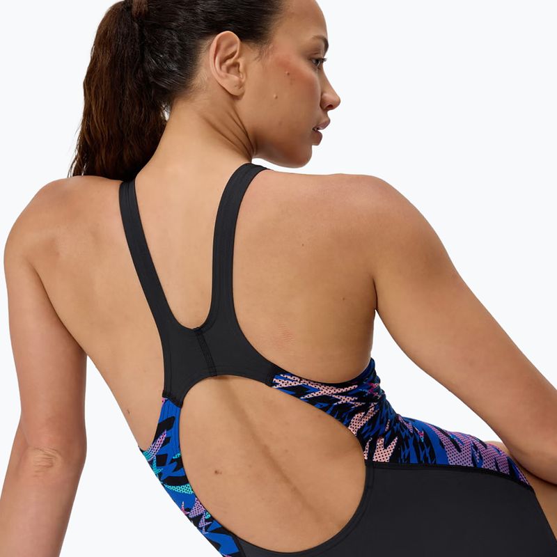 Női egyrészes fürdőruha Speedo Hyperboom Splice Muscleback anthracite/margarita pink 5