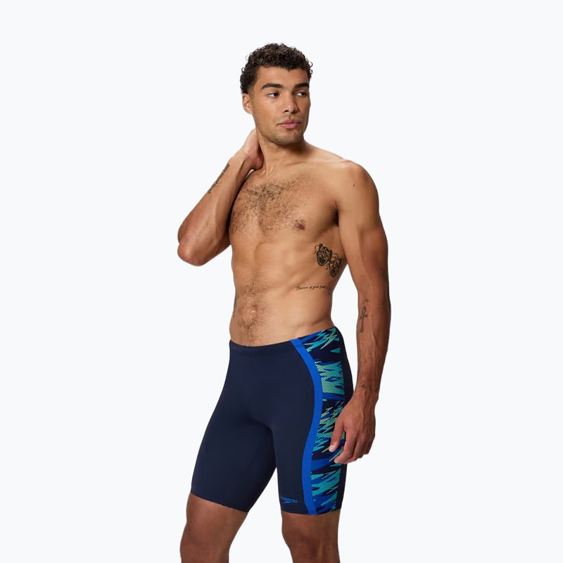 Férfi úszó jammerek Speedo Hyper Boom splice peacoat/deep sapphire 3