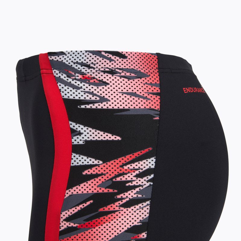 Férfi úszóboxer Speedo Hyperboom Splice Aquashort anthracite/high risk red 3