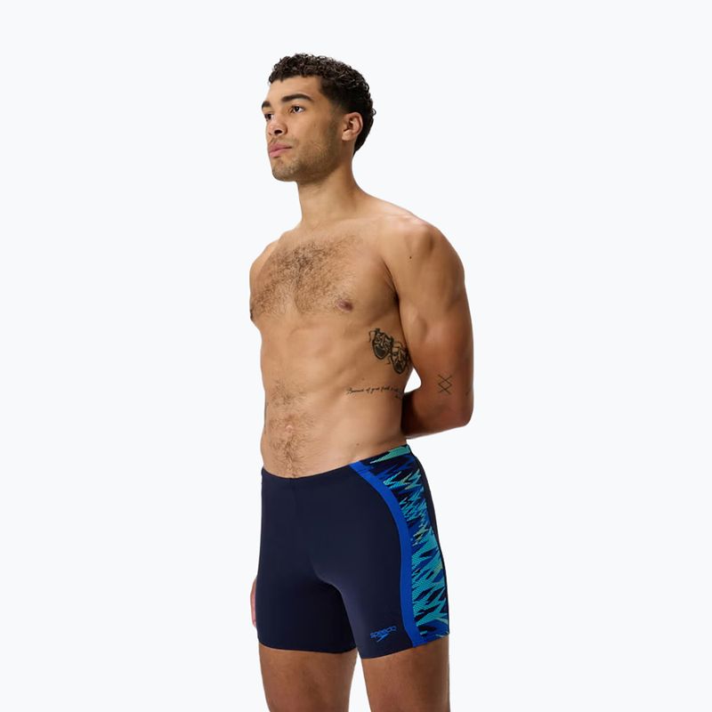 Férfi úszónadrágok Speedo Hyper Boom Splice Mid peacoat/deep sapphire 3
