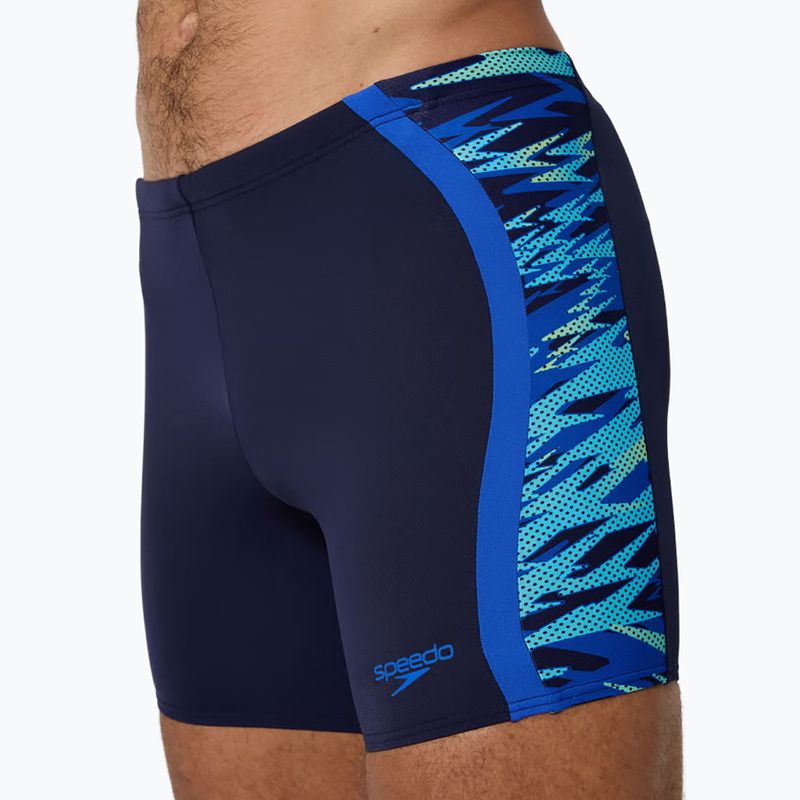 Férfi úszónadrágok Speedo Hyper Boom Splice Mid peacoat/deep sapphire 4
