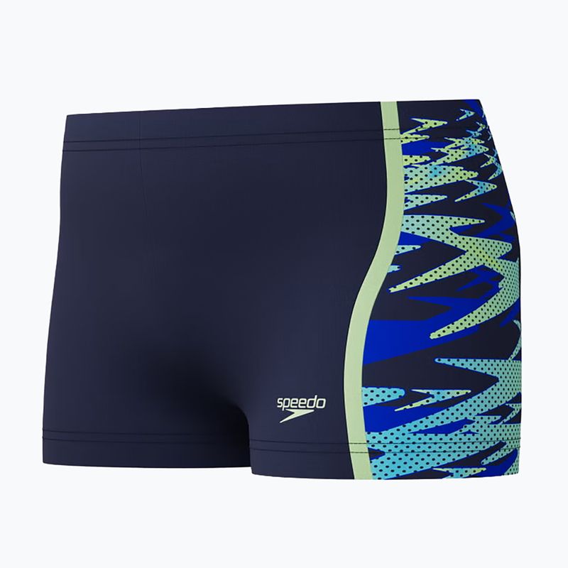 Férfi boxer fürdőnadrág Speedo Hyperboom Splice Aquashort peacoat/deep sapphire 3