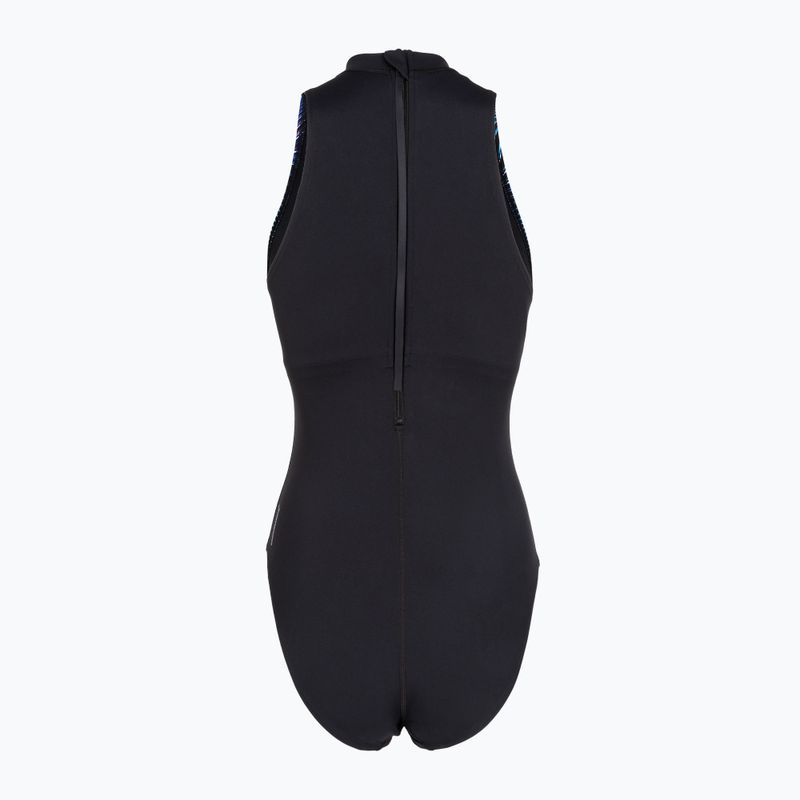 Női egyrészes fürdőruha Speedo Print Hydrasuit anthracite 2