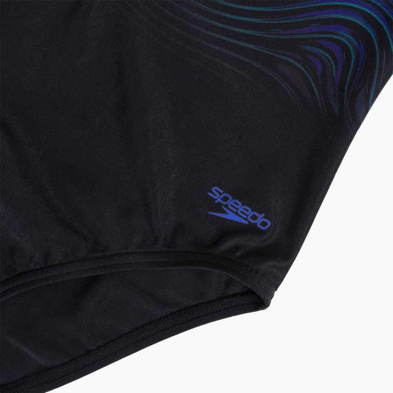 Női egyrészes fürdőruha Speedo Print Hydrasuit anthracite 3