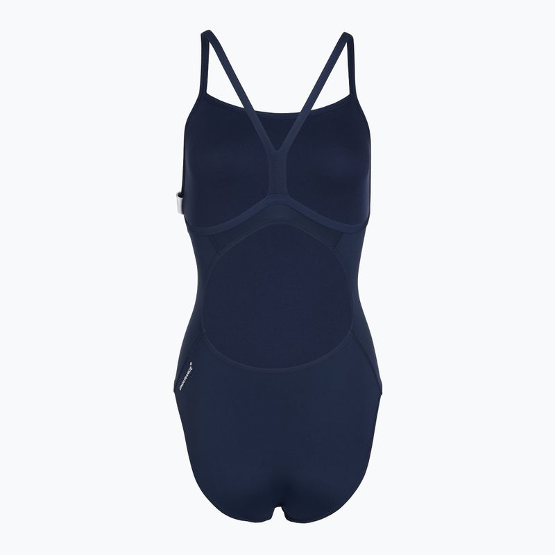 Gyerek egyrészes fürdőruha Speedo Endurance+ Logo Thinstrap peacoat 2