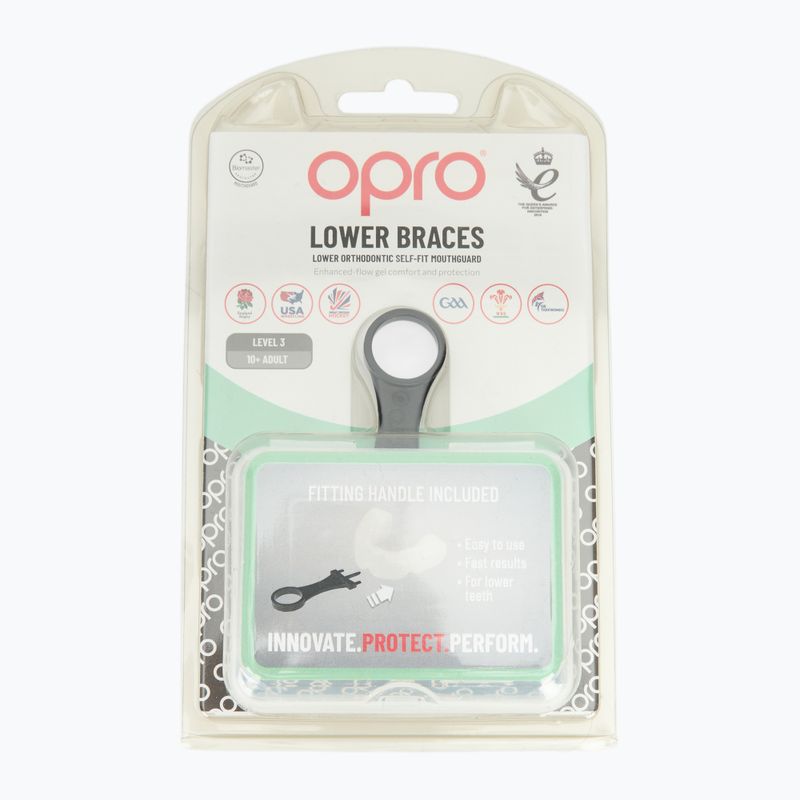 Szájvédő Opro Lower Braces white