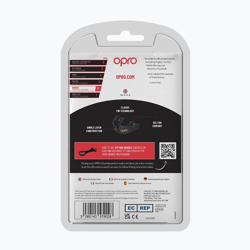 Opro GEN5 állkapocsvédő fekete 9028-BRONZE 3