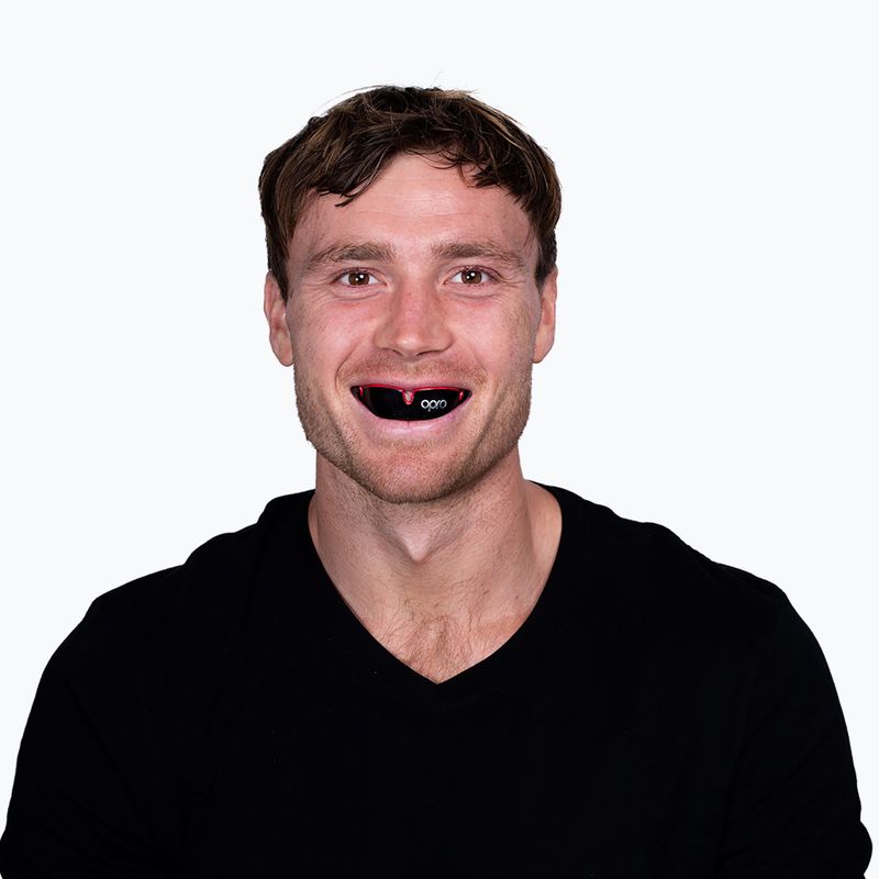 Szájvédő Opro Silver GEN4 black/red 4