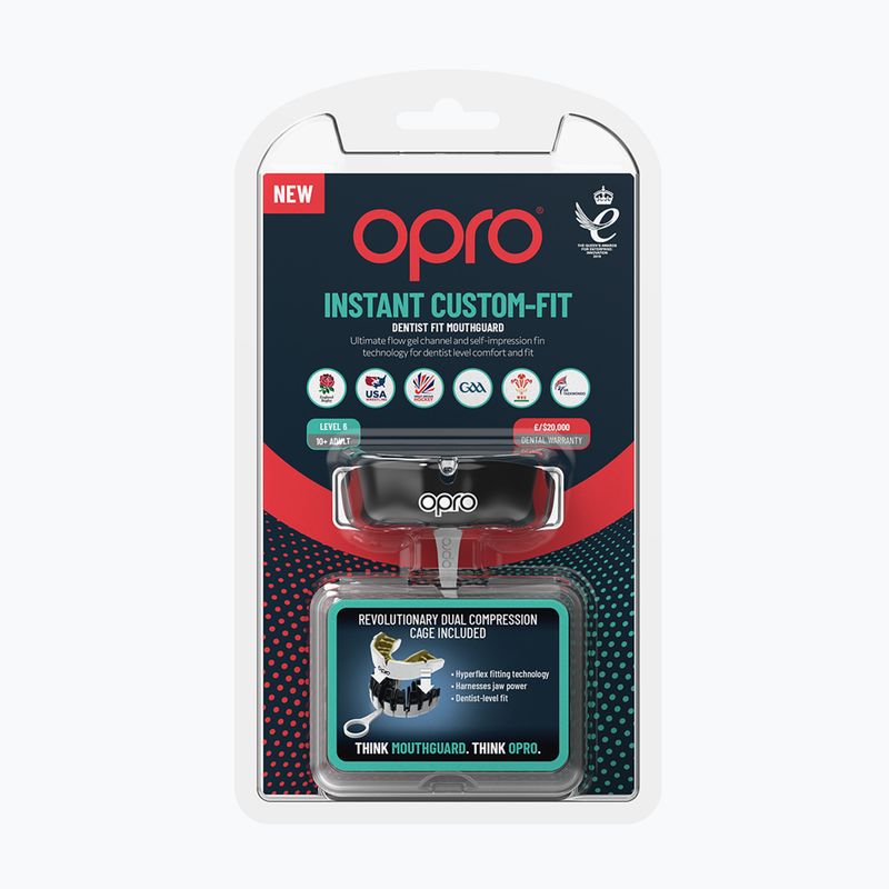 Opro Instant Custom Fit állkapocsvédő fekete 2