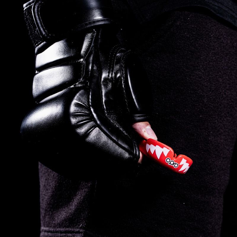 Szájvédő Opro Instant Custom Fit Jaws red 4