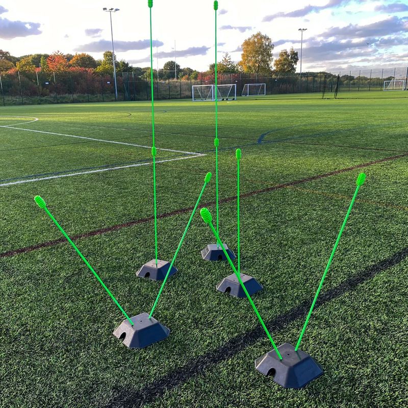 QuickPlay Agility Poles 10 edzőrúd zöld 3