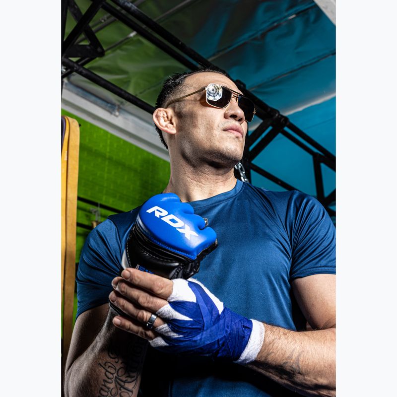 RDX Glove Új modell GGRF-12U kék grappling kesztyű 9