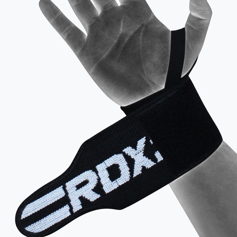 Csuklótámasz RDX Gym Wrist Wrap Pro fekete WAH-W2B 2