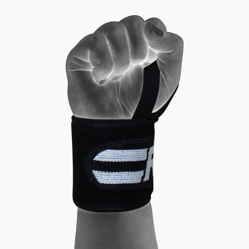 Csuklótámasz RDX Gym Wrist Wrap Pro fekete WAH-W2B 3