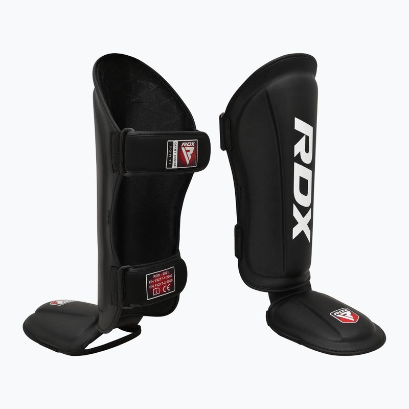 RDX T1 sípcsont- és lábfejvédő fekete RDX T1 Shin Instep Guards sípcsont- és lábfejvédő fekete 2