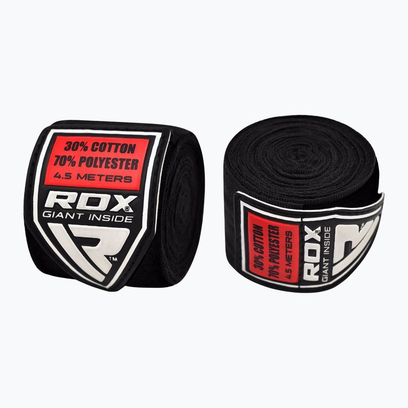 Bokszkötszerek RDX Hand Wraps fekete HWX-RB 2