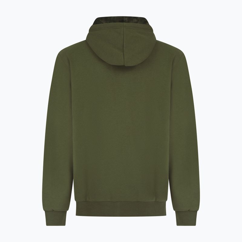 férfi melegítőfelső Navitas Sherpa Zip Hoody green 2