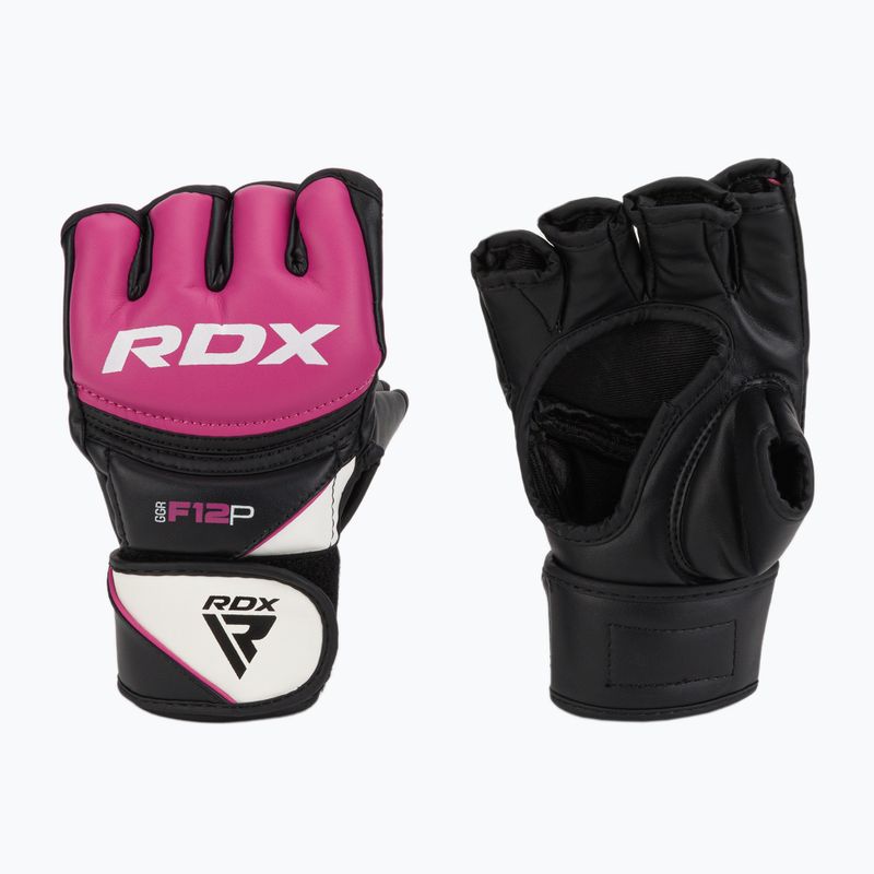 RDX New Model grappling kesztyű rózsaszín GGRF-12P 3