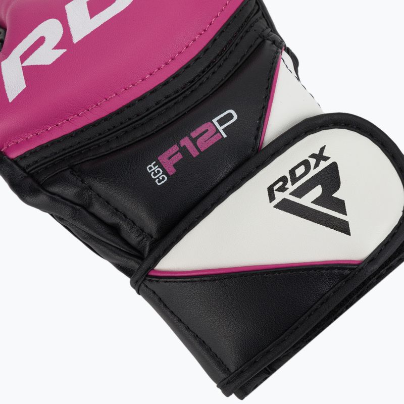 RDX New Model grappling kesztyű rózsaszín GGRF-12P 6