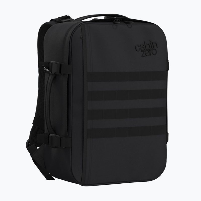 CabinZero Military 28 l túra hátizsák abszolút fekete 2