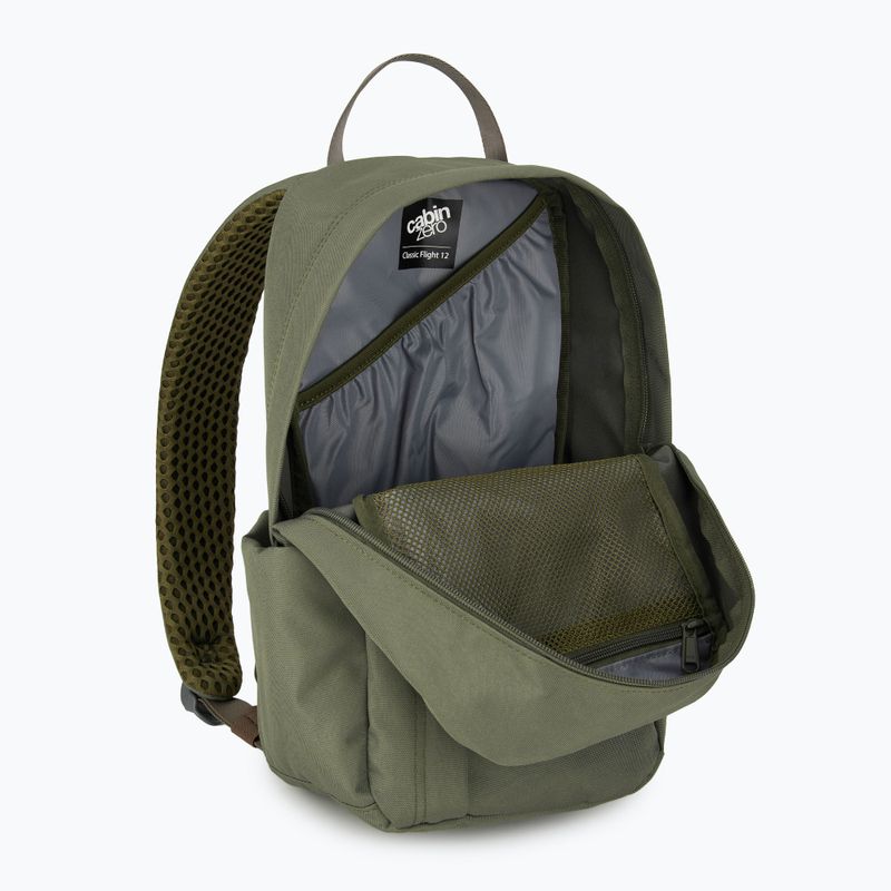 Utazó hátizsák CabinZero Flight 12 l georgian khaki 4