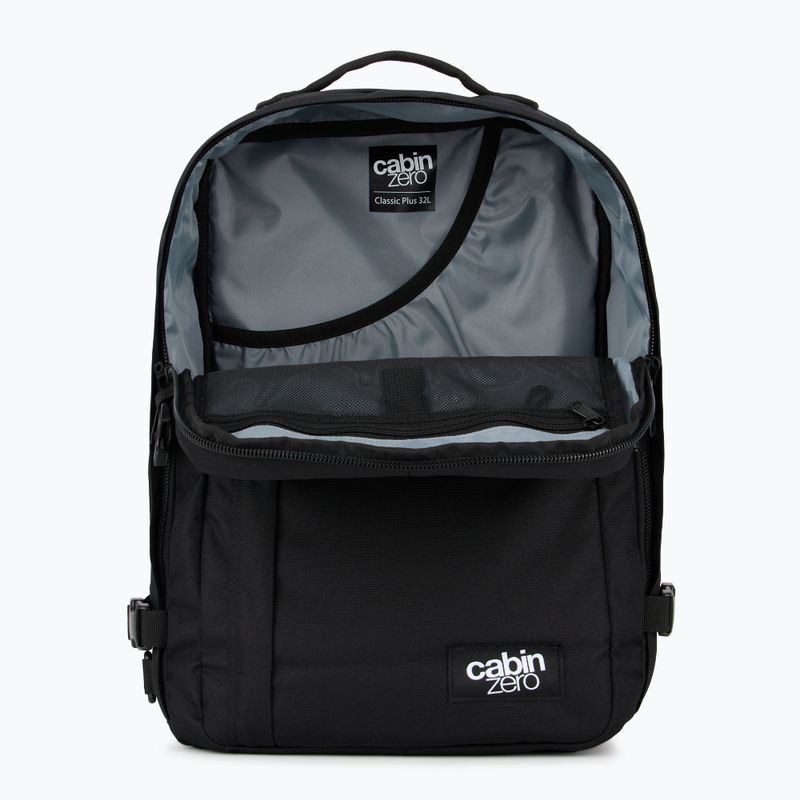 CabinZero Classic Plus 32 l túra hátizsák abszolút fekete 4