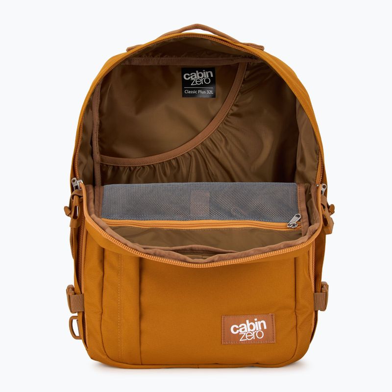 CabinZero Classic Plus 32 l narancssárga, hűvös túra hátizsák 4