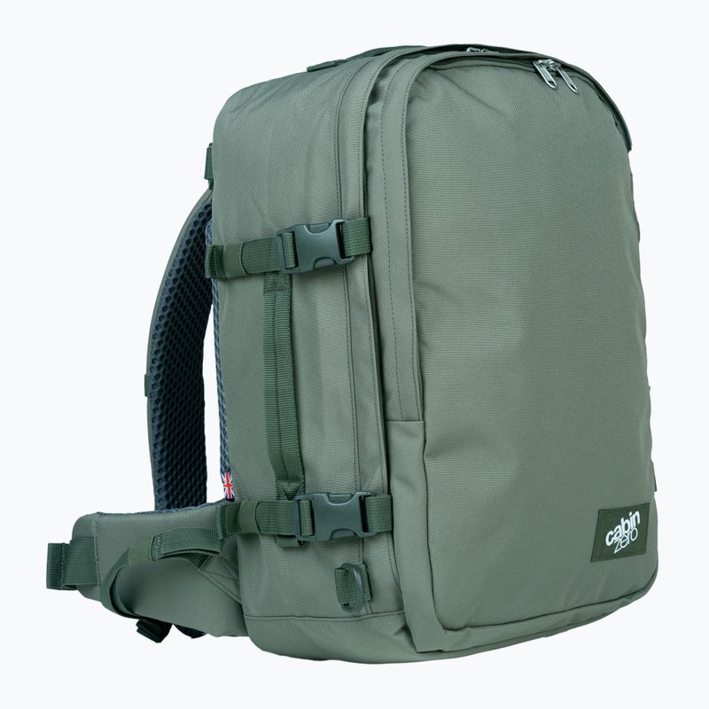 CabinZero Classic Pro 32 l túrahátizsák khaki színben, grúz színű túra hátizsák 2
