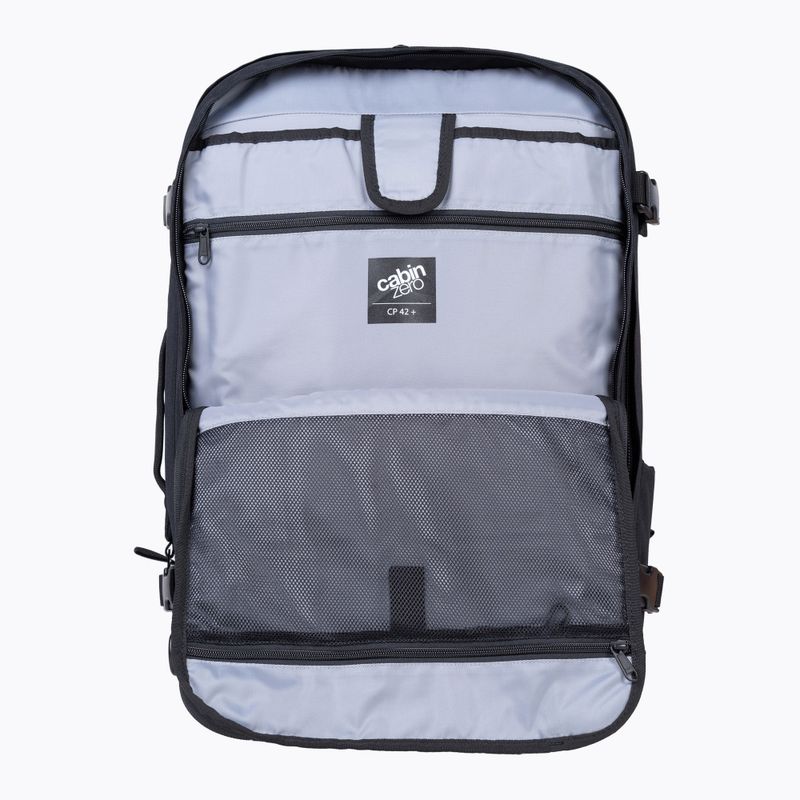 CabinZero Classic Pro 42 l abszolút fekete túra hátizsák 8